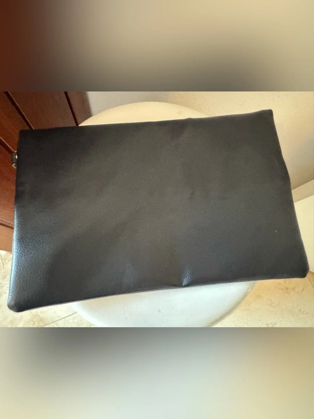 Black Wristlet Clutch - Sleek Minimal Design